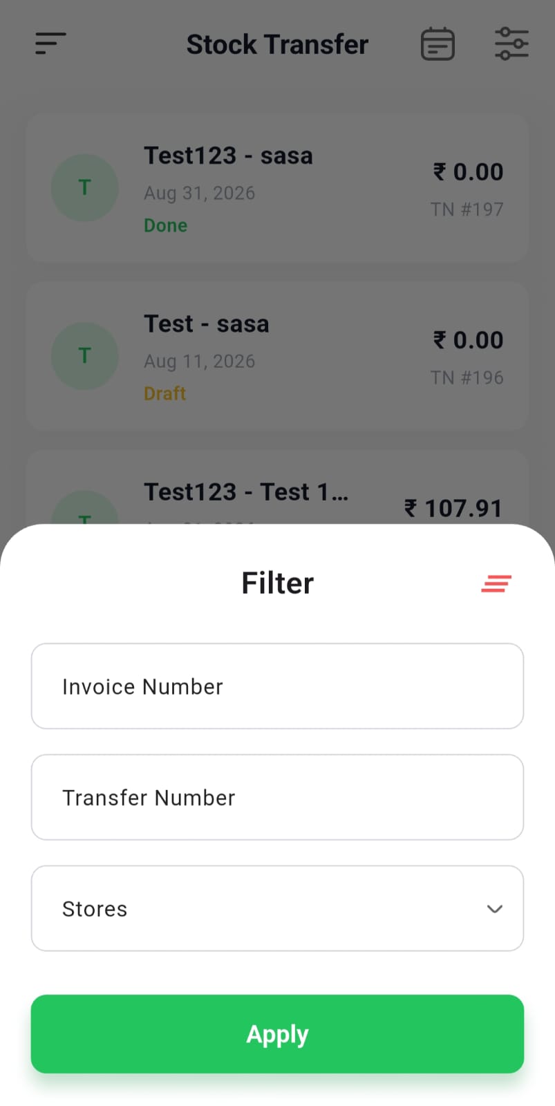 stock transfer